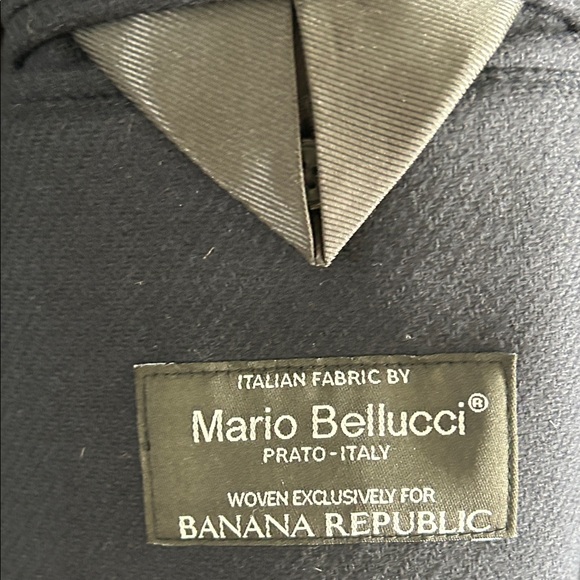 Like New Banana Republic Men's Navy Peacoat Sz XL - Picture 5 of 6